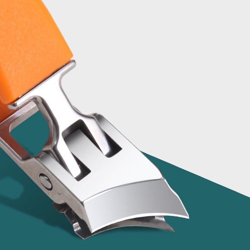 Oracluxe Wide Jaw Opening Anti-Splash Slanted Nail Clipper