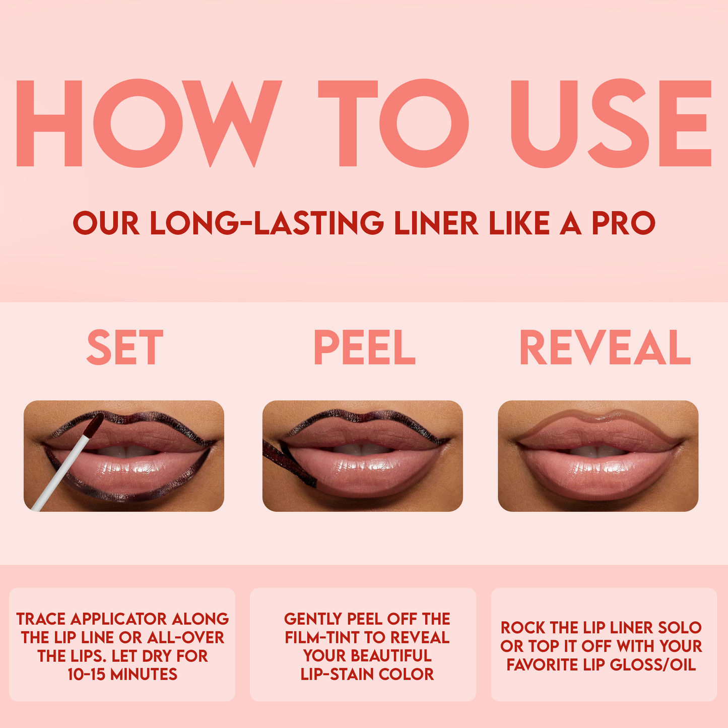 Oracluxe PEELIX Peel Off Lip Liner Stain