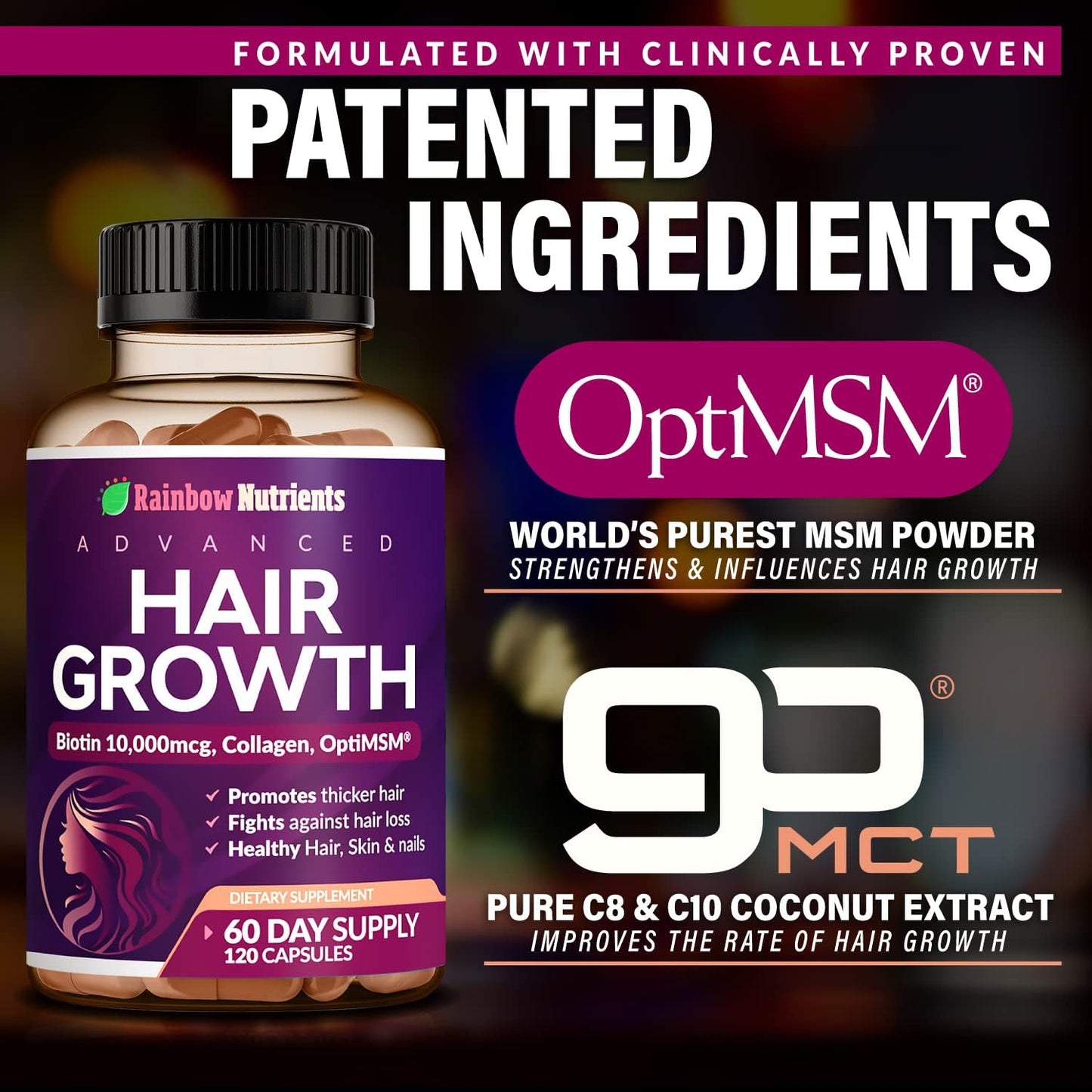 Oracluxe 24 In 1 Hair Growth Vitamins