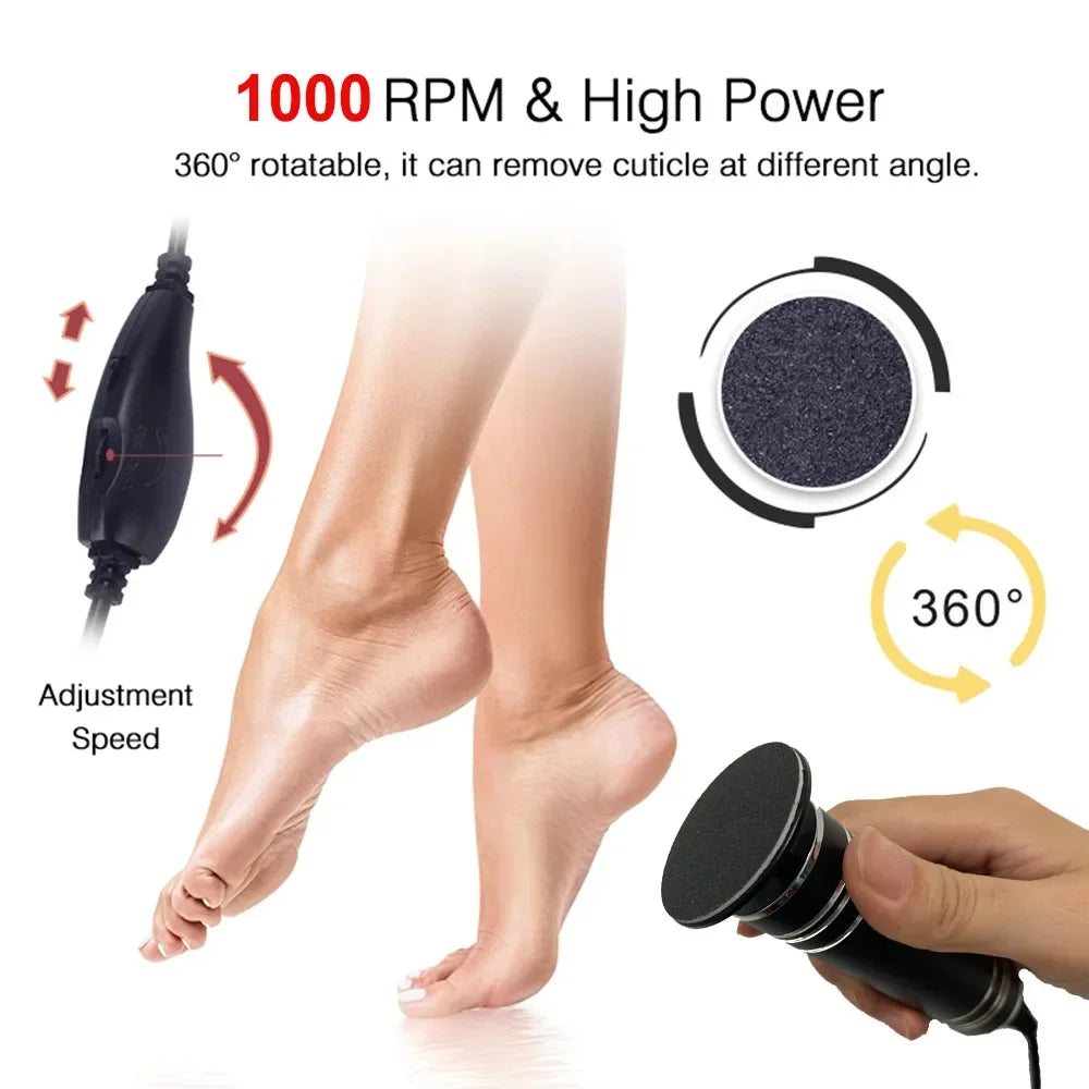 Oracluxe Electric Foot Callus Remover 1000 RPM