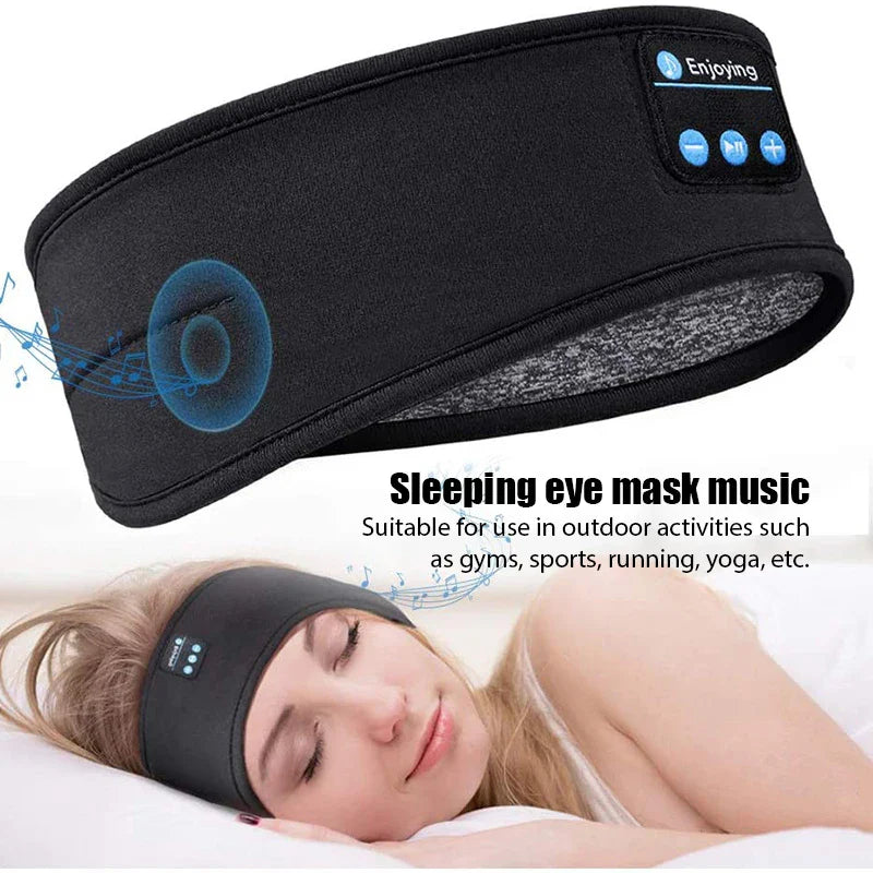 Oracluxe Eye Mask with Wireless Bluetooth Headset Headband