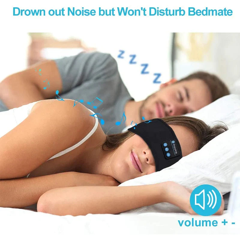 Oracluxe Eye Mask with Wireless Bluetooth Headset Headband