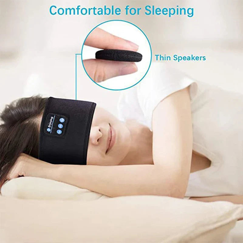 Oracluxe Eye Mask with Wireless Bluetooth Headset Headband