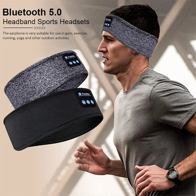 Oracluxe Eye Mask with Wireless Bluetooth Headset Headband