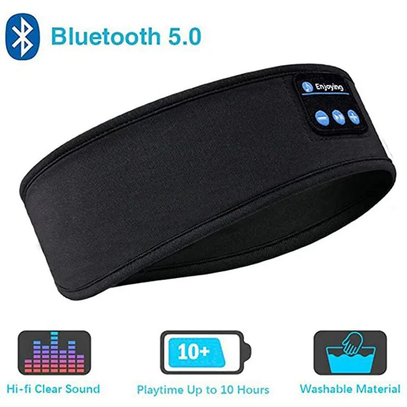 Oracluxe Eye Mask with Wireless Bluetooth Headset Headband