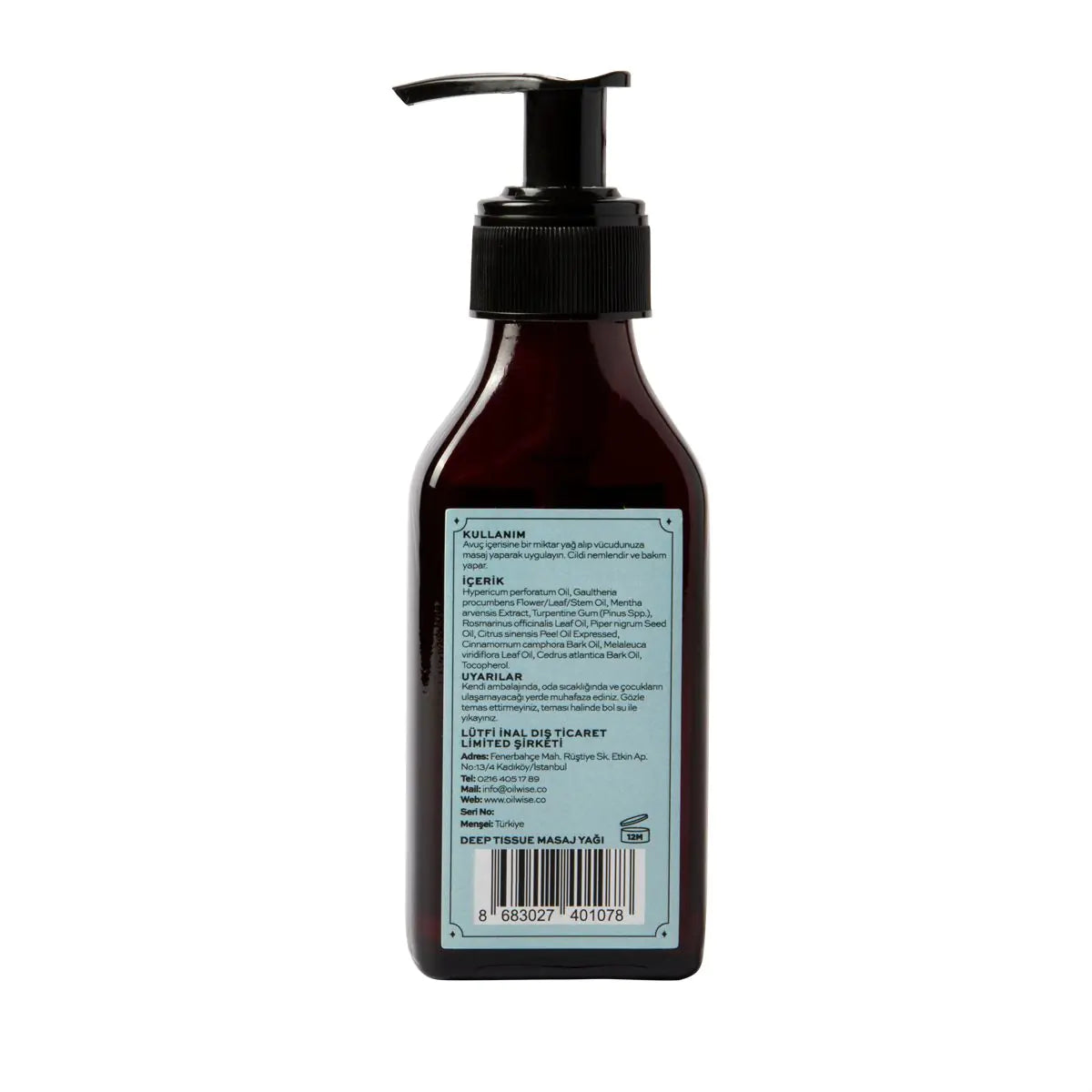 Oracluxe Deep Tissue Massage Oil 100ml