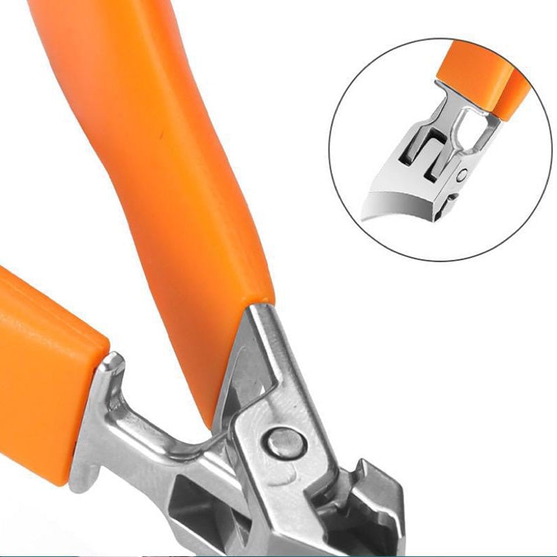 Oracluxe Wide Jaw Opening Anti-Splash Slanted Nail Clipper