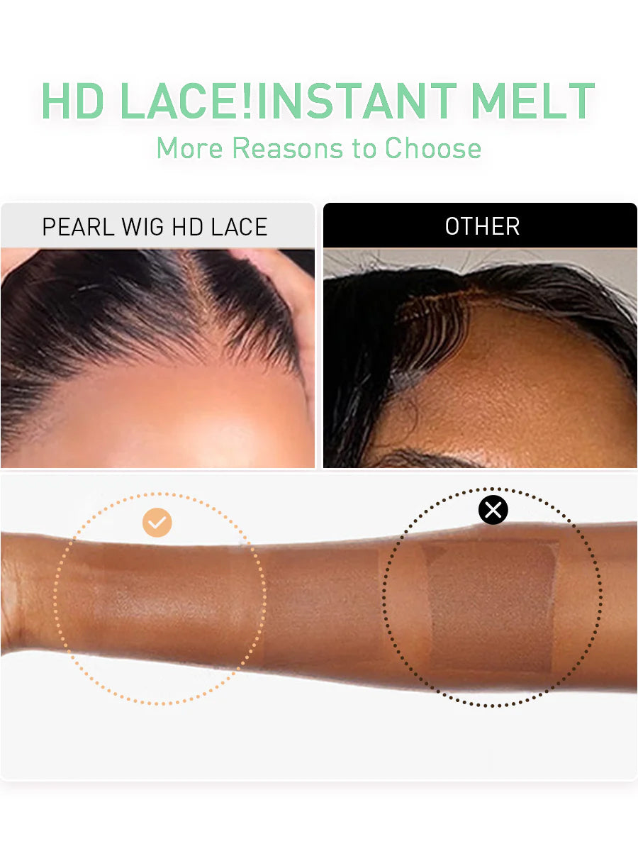 Oracluxe MINICE Ready To Go 6x6 Pre-Cut Lace Invisible Knot Glueless Wigs Pre-Bleached Water Wave Wigs