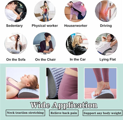 Oracluxe Back Stretcher Pillow for Pain Relief - oracluxe