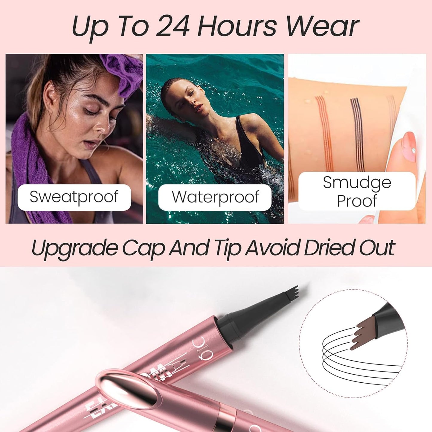 Oracluxe 2025 New Magic Dark Brown Eyebrow Pencil