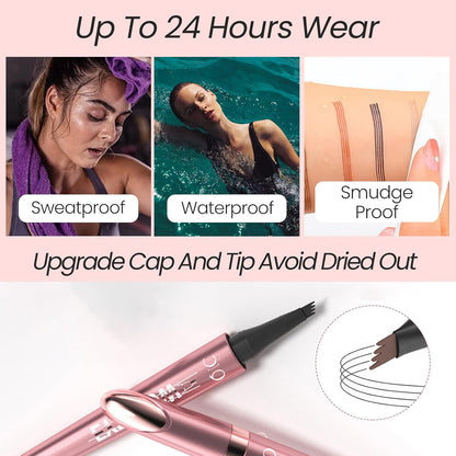 Oracluxe 2025 New Magic Dark Brown Eyebrow Pencil