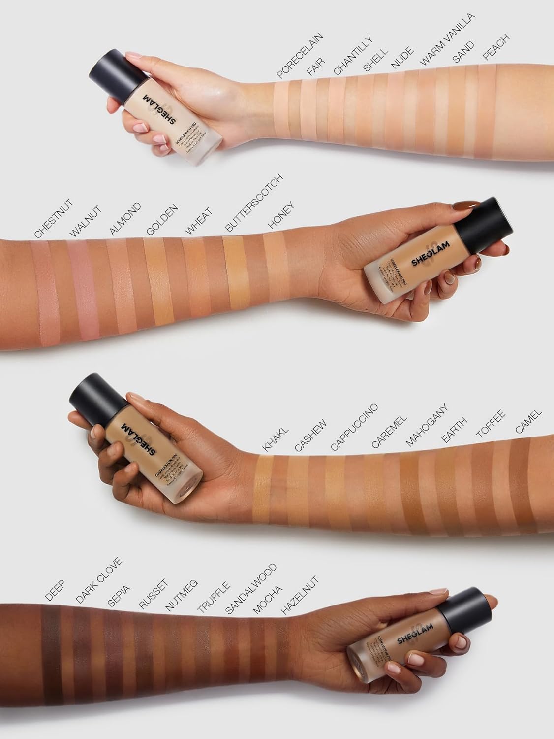 Oracluxe Full Coverage Foundation Makeup Long Lasting Waterproof
