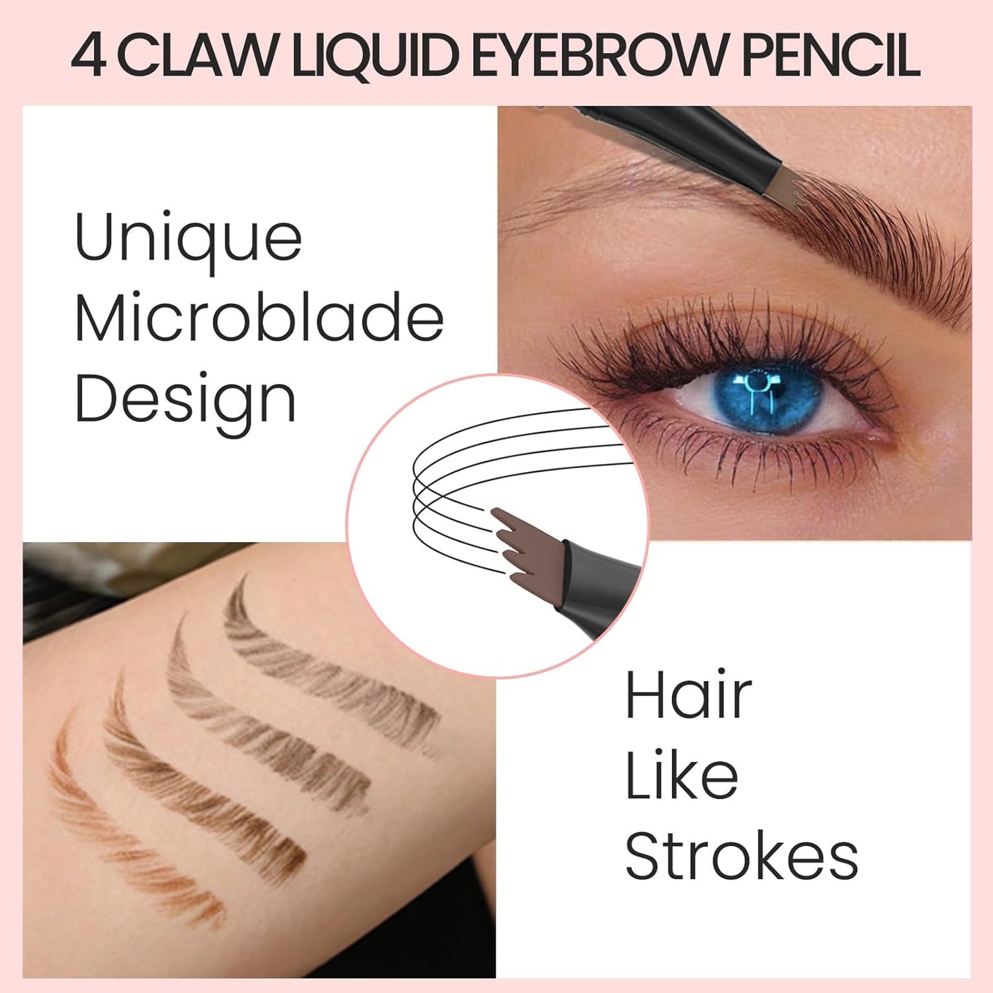 Oracluxe 2025 New Magic Dark Brown Eyebrow Pencil