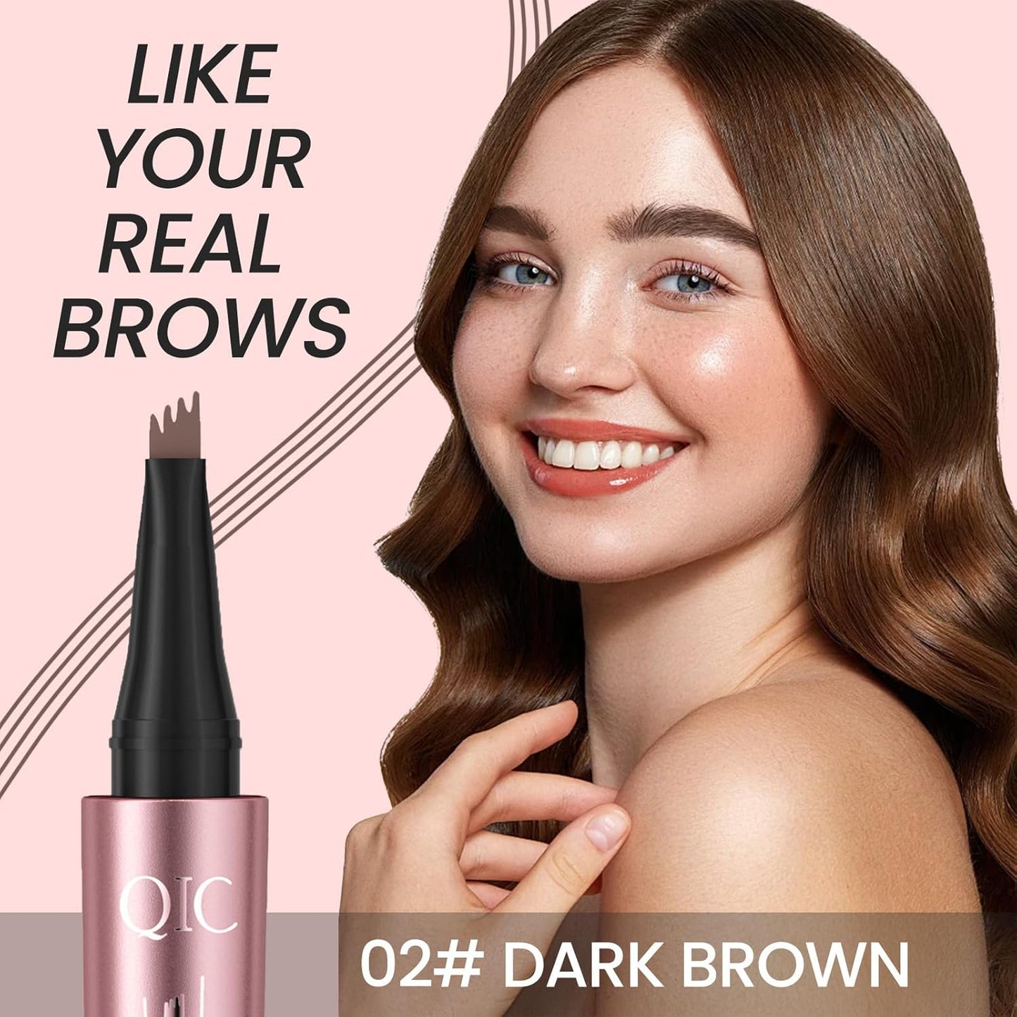 Oracluxe 2025 New Magic Dark Brown Eyebrow Pencil