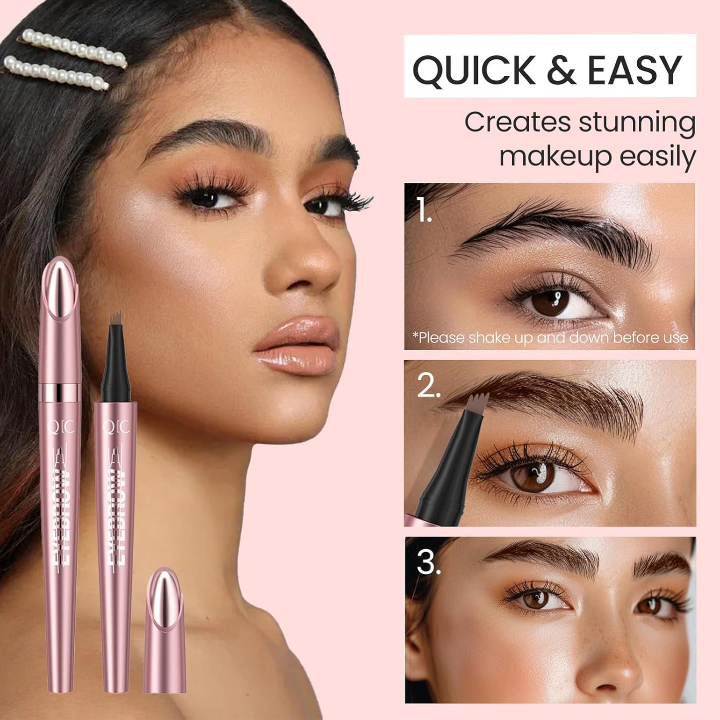 Oracluxe 2025 New Magic Dark Brown Eyebrow Pencil