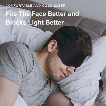 3D Sleeping Mask Block Out Light Soft Padded Sleep Mask for Eyes Slaapmasker Eye Shade Blindfold Sleeping Aid Face Mask Eyepatch