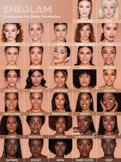 Oracluxe Full Coverage Foundation Makeup Long Lasting Waterproof