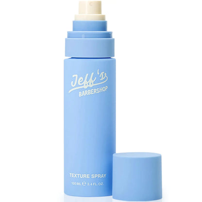 Jeffs Barbershop Sea Salt Texture Hair Spray Sandalwood - Texturizing & Thickening Volumizer for Men & Women - Light Hold Textured Finish for Body Volume & Waves (3.4 fl oz/100ml)